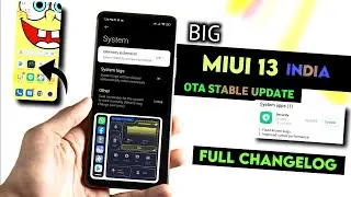 Official MIUI 13 New System App Stable Update India New Features