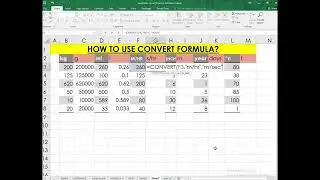 Convert Formulas ll How to covert inches to mm in Excel ll 90% Excel user did not know this!