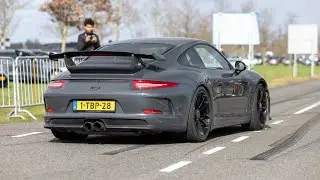 Porsche 991 GT3 with MBRP Exhaust - Accelerations, Downshifts & Revs !