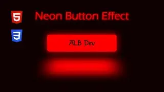 Create a Neon Button with HTML and CSS | Neon Effect Button