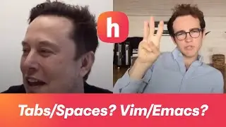 Elon Musk on Tabs vs Spaces, Vim vs Emacs, and Light vs Dark Mode