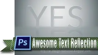 Neat Text Reflection — Photoshop Tutorial