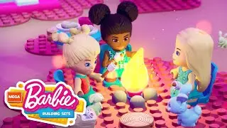 Barbie Россия | Невероятные Приключения В Летнем Лагере | MEGA Building Adventures with Barbie +3