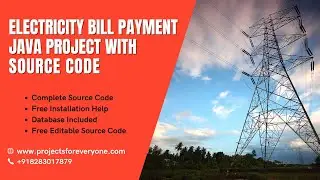 Electricity Board(Department) Bill Automation System in Core Java Swing with Mysql JDBC