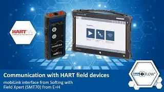 Communication with HART field devices – mobiLink interface from Softing with Field Xpert from E+H