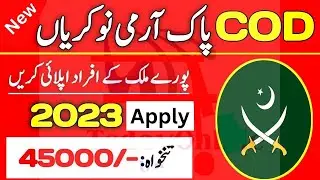 Central Ordnance Depot Karachi Jobs 2023 | COD | Pakistan army