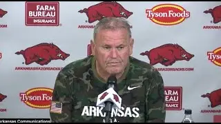 Sam Pittman Press Conference - Arkansas vs. Ole Miss Preview