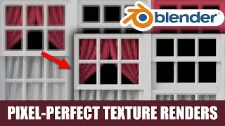 Rendering Pixel-Perfect Textures in Blender (Tutorial)