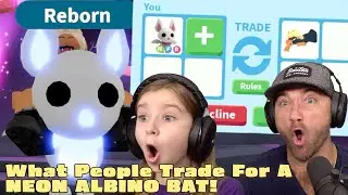 What People Trade For A NEON Albino Bat! Roblox Adopt Me!
