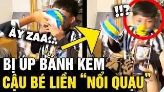 Bị úp 'BÁNH KEM' vào mặt, cậu bé 11 tuổi có hành động 'NỔI QUẠO' gây tranh cãi | Tin nhanh 3 Phút