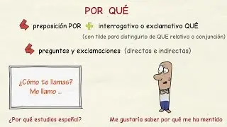 Aprender español: Por qué, porqué, porque y por que (nivel avanzado)