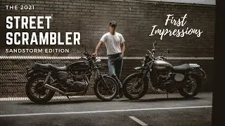 The 2021 Triumph Street Scrambler Sandstorm Edition - First Day!
