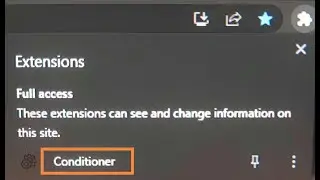 Conditioner Chrome extension Virus – How to Remove it