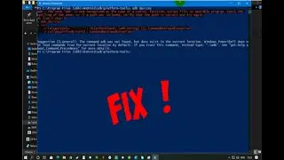 How to fix adb not recognized as internal or external command (100% working)