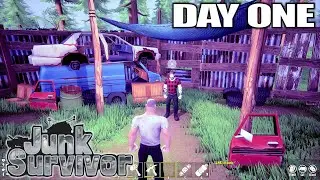 Day 1 Crafting Survival | Junk Survivor Gameplay | Part 1