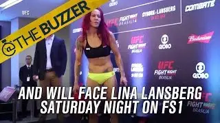 Cris Cyborg somehow dropped 25 pounds for UFC Fight Night 95 | @TheBuzzer | FOX SPORTS