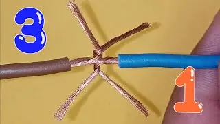 That's how my grandfather taught me how to connect electrical wires together