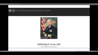 Cryptologic History Symposium 2022: Keynote Speech - Admiral Bobby Ray Inman, USN (ret.)