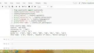 Find Country Info In Python - Free Python Course