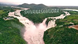 Magnificent Shivanasamudra Falls - Cinematic Drone View | Gaganachukki, Barachukki | Kaveri | 4K