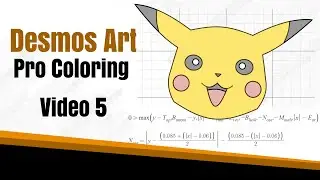 How to Create Desmos Art 5 - Professional Graphing and Coloring - Step by Step Guide