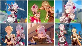 Genshin Impact 1.4 - All Noelle Dates/Hangout Endings (All 6 Endings)