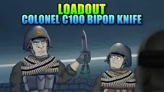 Loadout Colonel 100 Bipod Knife C100 | Battlefield 4 Melee Gameplay