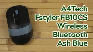 Розпаковка A4Tech Fstyler FB10CS Wireless/Bluetooth Ash Blue