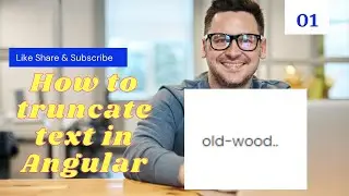 How to truncate text in Angular