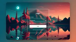 Animated Login Form Using HTML CSS & JavaScript