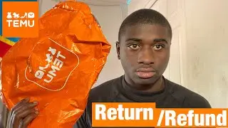 HOW TO RETURN TEMU ITEMS * refund method * EASY STEP BY STEP