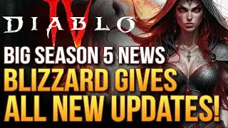 Diablo 4 - Big Season 5 News! Blizzard Responds, Gives New Updates and More!