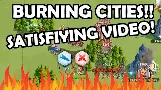 No ZERO No FUN! Raiding Cities Burning Troops to Death ☠ | Rise of Kingdoms