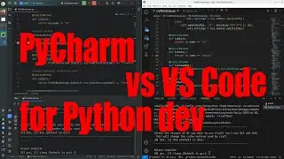 PyCharm Community versus Visual Studio Code for Python development tutorial- January 2024 - d4c7c784