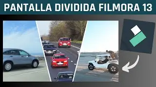 Filmora 13:  Pantalla dividida