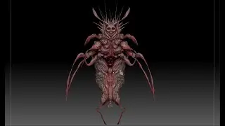 Student 3D Creature Design (Zbrush) - Parasite