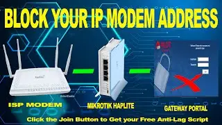 How to block your IP Modem Gateway from PLDT & GLOBE using Mikrotik Router with Anti-Lag Script