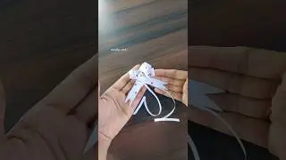 crafts using paper / paper ribbon making 🎀 
