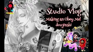 Studio Vlog 4: Making an Obey Me! Doujinshi/comic work