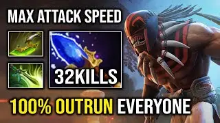 Nobody Can Outrun This Bloodseeker 100% Full Agility Speed Butterfly Hard Carry Dota 2