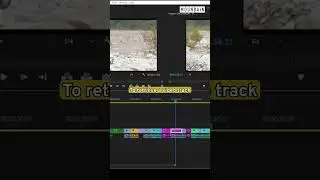 Recover audio track of clip on timeline in Adobe Premiere Pro 