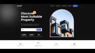 React | Real-Estate Landing Page with Framer Motion. | Responsive ✅