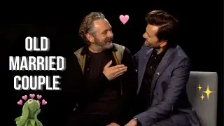 Just David Tennant and Michael Sheen being an old married couple for 11 minutes straight