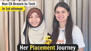 Her Placement Journey🔥 | Electrical Branch to Software Engineer | Alpha & Delta student