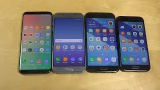 Samsung Galaxy J5 2017 vs. Galaxy S8 vs. Galaxy A5 2017 vs. Galaxy A3 2017 - Which Is Faster?