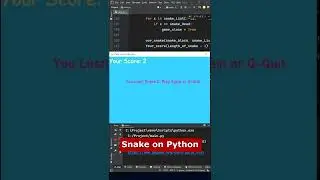 Simple Snake on Python. Easy with Pygame