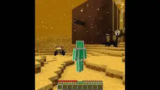 Entering the Cursed Bee Nest in Minecraft