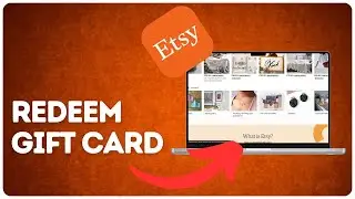 How to redeem gift card on Etsy?