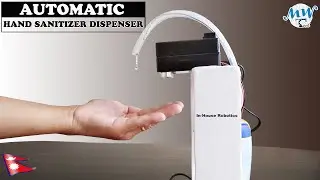 DIY Automatic Hand Sanitizer Dispenser.