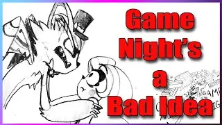 HAZBIN HOTEL Comic Dub | Game Night With Alastor and Husk